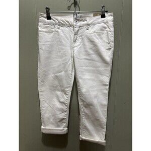 Aeropostale Womens Bayla Skinny Capri’s All White Jeans Size 3/4 Brand New W Tag